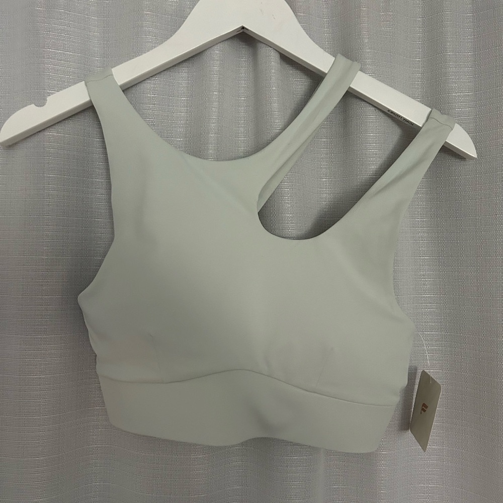 Fabletics “Callie medium impact sports bra” mint grey